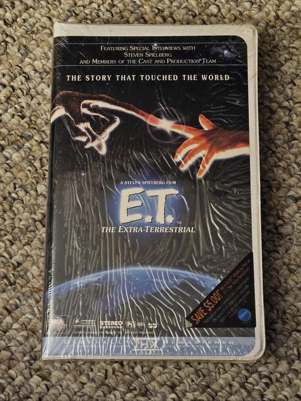 E .T. The Extra Terrestrial VHS